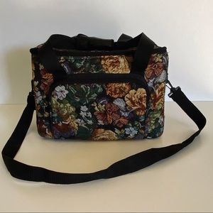 VTG | Black Floral | Insulated Cooler Bag | Picnic